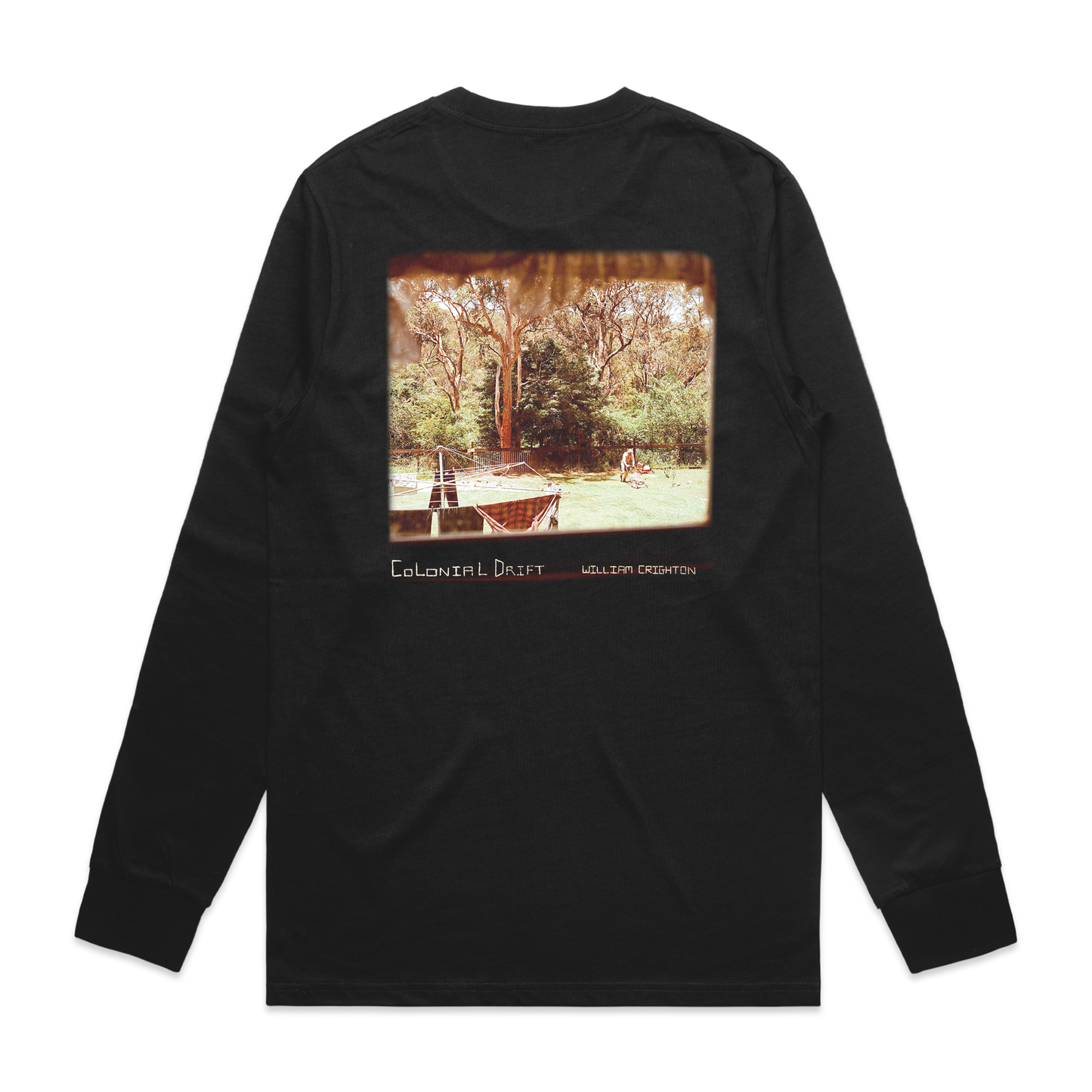 Black Long Sleeve 'Colonial Drift' Premium T-Shirt